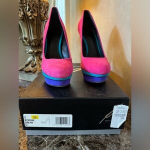 Brian Atwood - Bffontanne dark Pink - Size 8